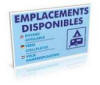 Emplacements disponibles